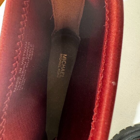 NWOT - Michael Kors Comet Lug-Sole Ankle Boots in Stretch Fabric - Size 6.5 - Picture 11 of 12